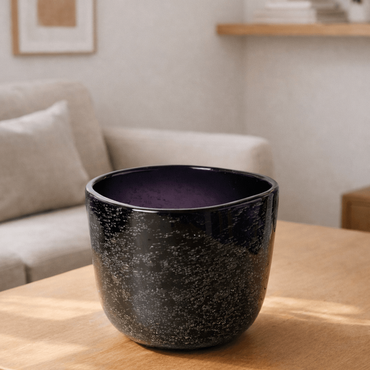 Mørk lilla bolle, Severin Brørby, Hadeland Glassverk