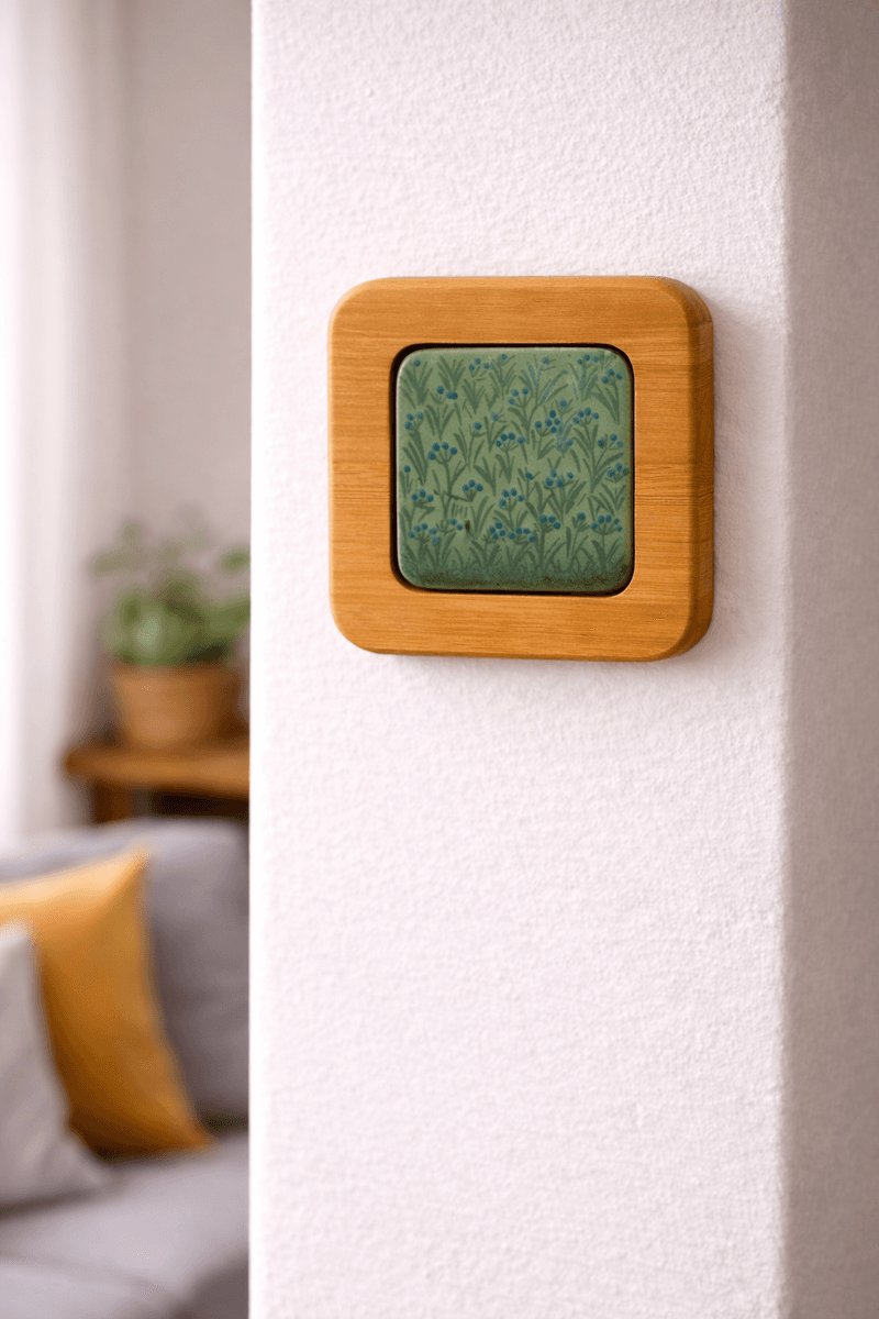 Arabia veggbilde, grønn