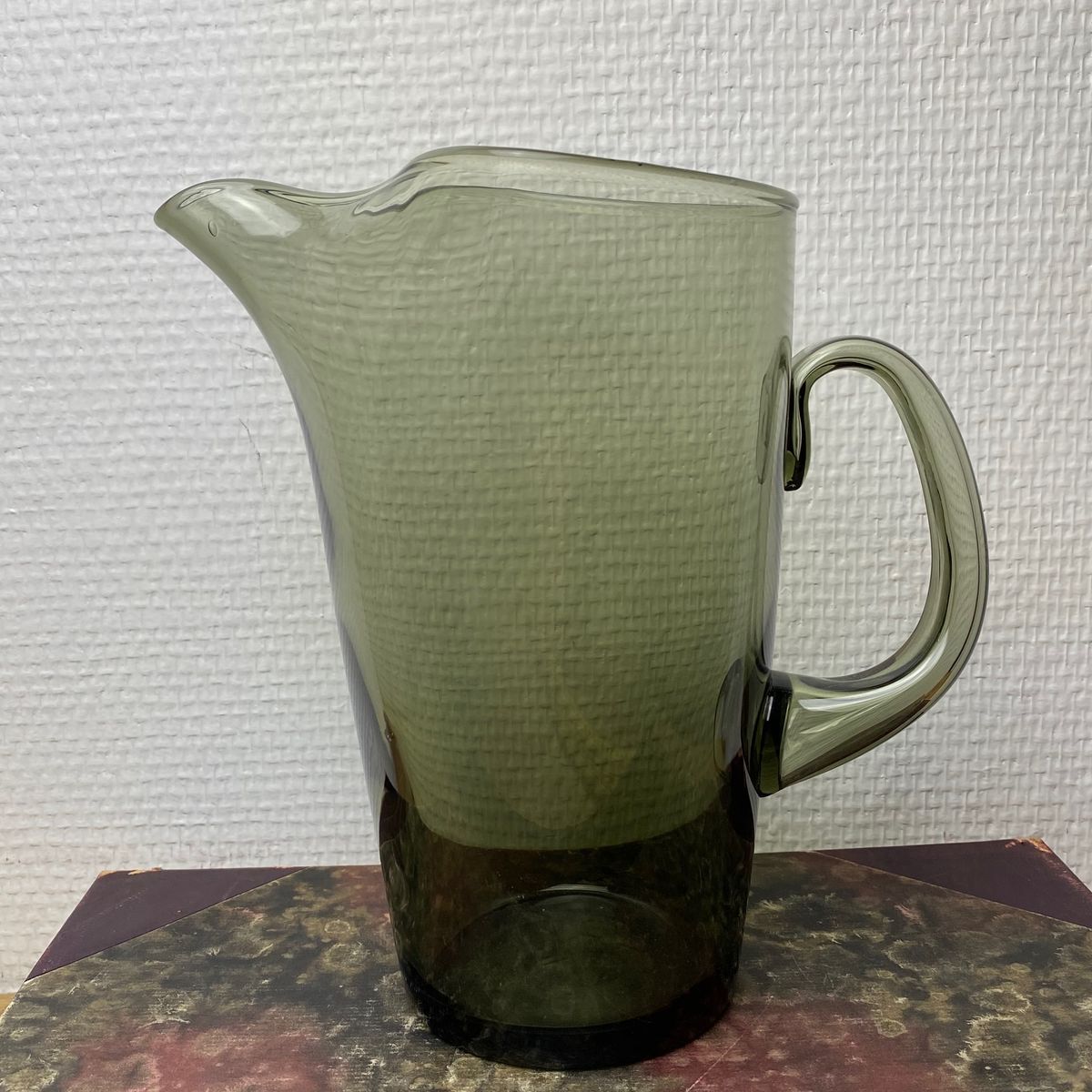 Truls, olivengrønn glassmugge