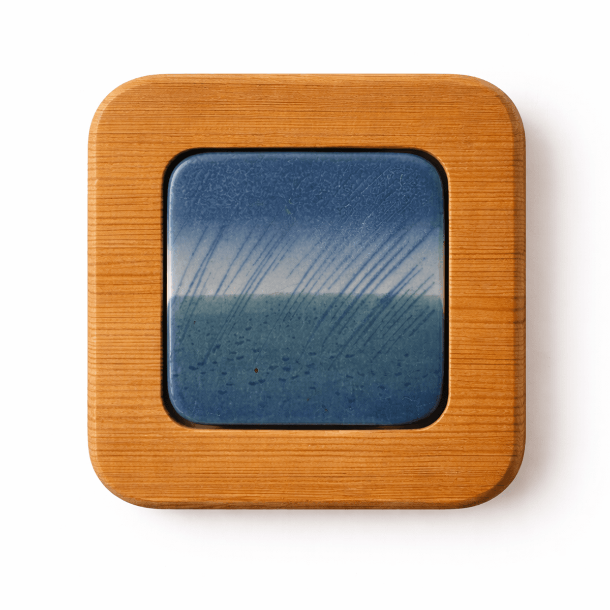 Arabia veggbilde, blått