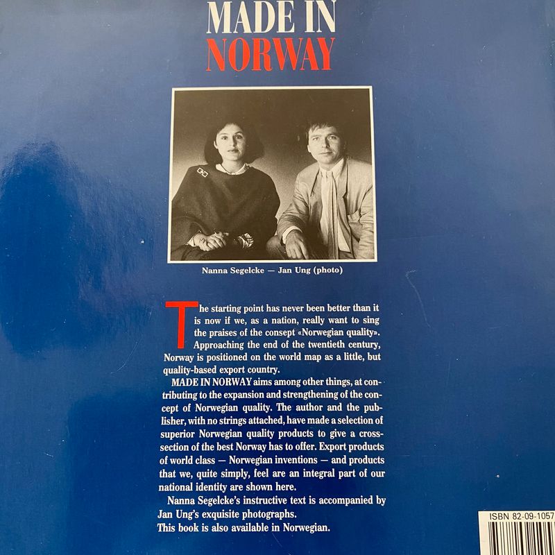 Nanna Segelcke og Jan Ung - Made in Norway - norsk industredesign